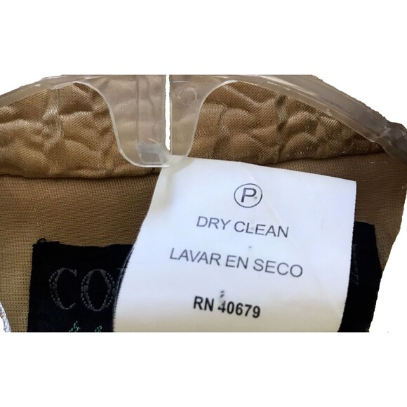 Collection Harv'e Benard Woman's Shiny Gold  Crinkle Crape Style Jacket Size 18W - Picture 7 of 7